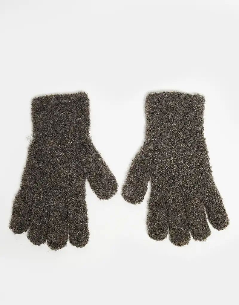 Перчатки из букле в рубчик от ASOS DESIGN серого цвета
Перчатки из букле в рубчик от ASOS DESIGN серого цвета