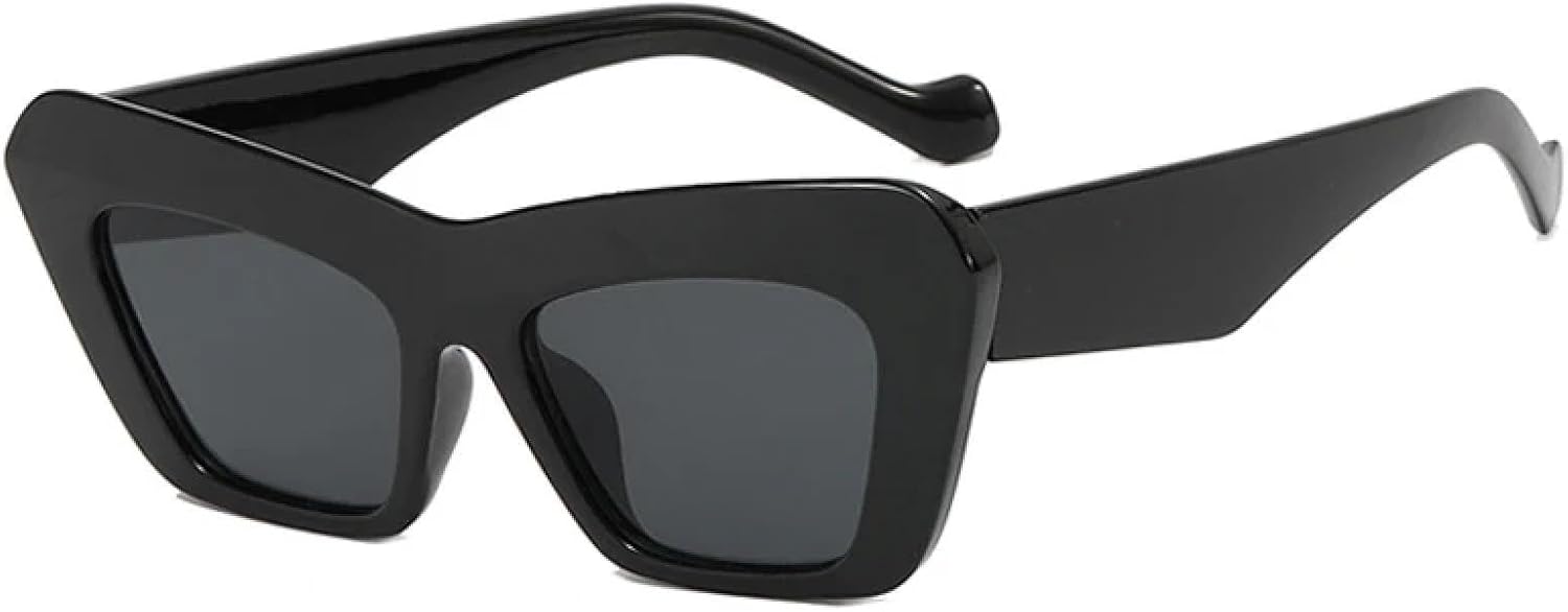 Винтажные солнцезащитные очки для женщин и мужчин, «кошачий глаз», в толстой оправе, модные женские ретро-очки для путешествий, солнцезащитные очки с защитой от УФ-излучения UV400 TKKTLLT, Black Gray
Винтажные солнцезащитные очки для женщин и мужчин, «кошачий глаз», в толстой оправе, модные женские ретро-очки для путешествий, солнцезащитные очки с защитой от УФ-излучения UV400 TKKTLLT, Black Gray