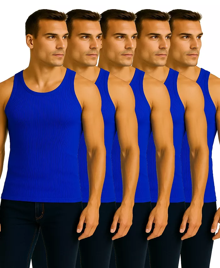 Мужская упаковка из 5 майок риббон с усиленной тканью Galaxy By Harvic, синий
Мужская упаковка из 5 майок риббон с усиленной тканью Galaxy By Harvic, синий