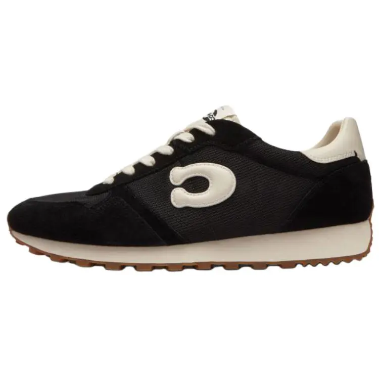 COACH Кроссовки мужские Runner Cow Split Leather низкие повседневные Black
COACH Кроссовки мужские Runner Cow Split Leather низкие повседневные Black