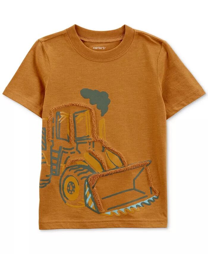Футболка с флокированным рисунком Bulldozer для мальчиков для малышей Carter'S, золотой
Футболка с флокированным рисунком Bulldozer для мальчиков для малышей Carter'S, золотой