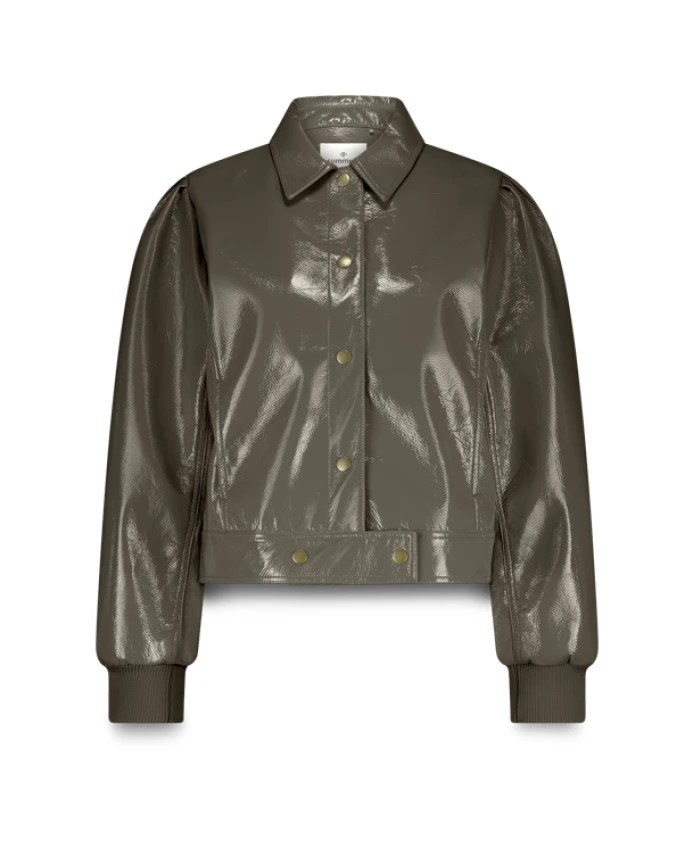 Лакированная куртка цвета хаки для женщин Summum Woman, серый
Лакированная куртка цвета хаки для женщин Summum Woman, серый
