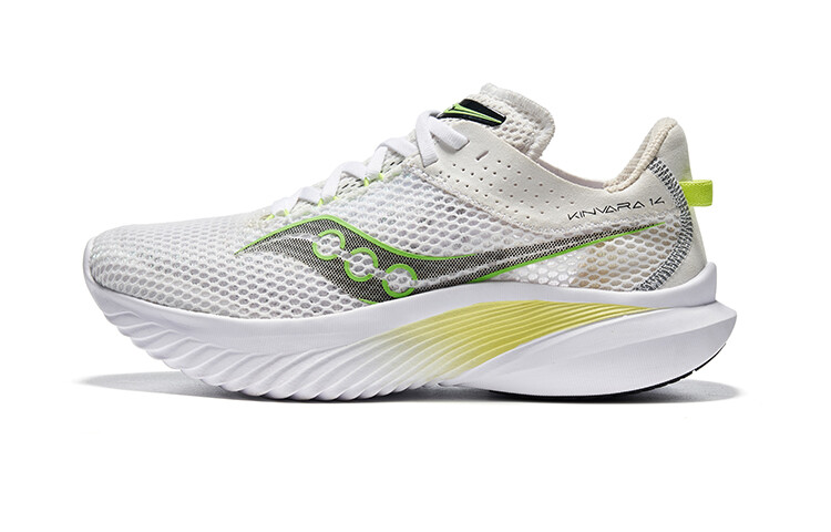 Женские беговые кроссовки Saucony Kinvara 14, белый/зеленый
Женские беговые кроссовки Saucony Kinvara 14, белый/зеленый
