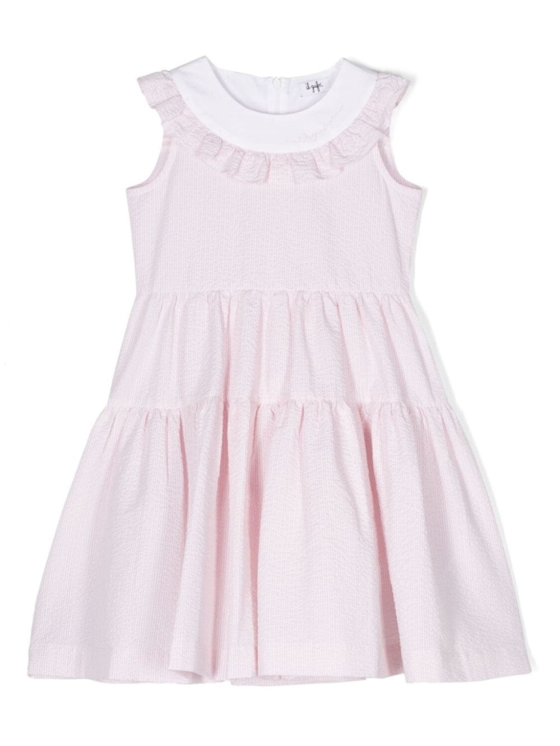 Il Gufo полосатое платье миди из сирсакера, розовый
Il Gufo полосатое платье миди из сирсакера, розовый