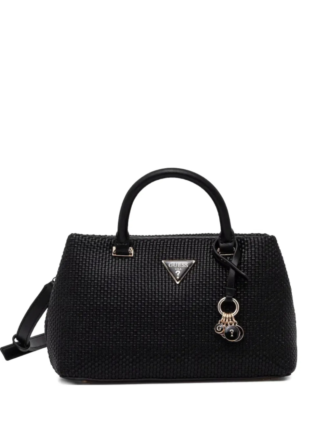 Сумка-тоут с логотипом GUESS USA, черный 
Сумка-тоут с логотипом GUESS USA, черный