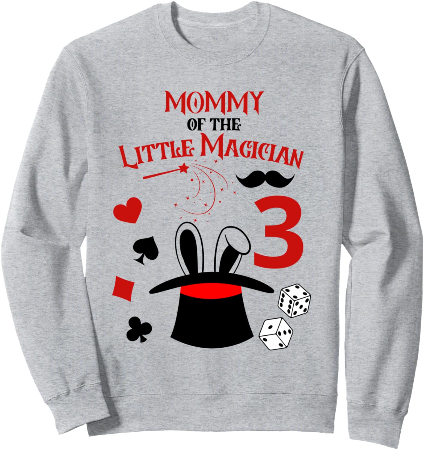 Толстовка для вечеринки в честь 3-летия «Мама маленького волшебника» на тему магии Family Look Magician Magic Theme Decorations Gifts, серый
Толстовка для вечеринки в честь 3-летия «Мама маленького волшебника» на тему магии Family Look Magician Magic Theme Decorations Gifts, серый