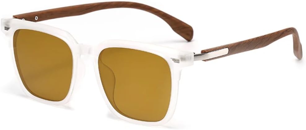 Ретро-модные поляризованные солнцезащитные очки для женщин и мужчин, классический винтажный стиль, защита от УФ-излучения UV400, для активного отдыха VFDHN, Frosted White
Ретро-модные поляризованные солнцезащитные очки для женщин и мужчин, классический винтажный стиль, защита от УФ-излучения UV400, для активного отдыха VFDHN, Frosted White