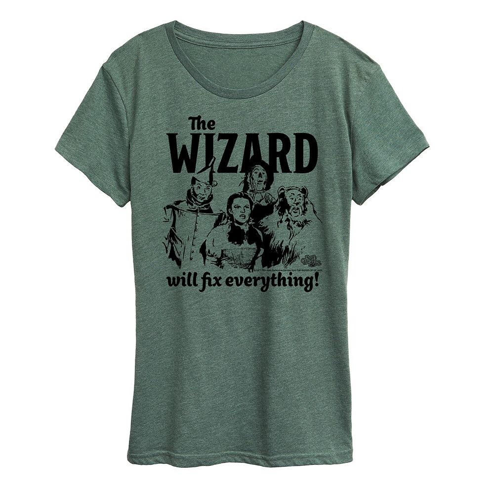 Женская футболка с рисунком «Волшебник страны Оз» The Wizard Licensed Character, цвет Heather Green
Женская футболка с рисунком «Волшебник страны Оз» The Wizard Licensed Character, цвет Heather Green