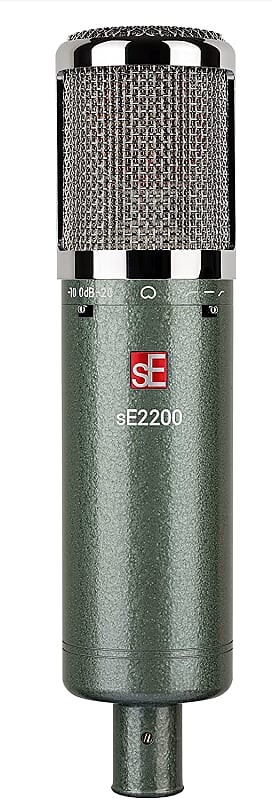 Конденсаторный микрофон sE Electronics sE2200 Large Diaphragm Cardioid Condenser Microphone
Конденсаторный микрофон sE Electronics sE2200 Large Diaphragm Cardioid Condenser Microphone