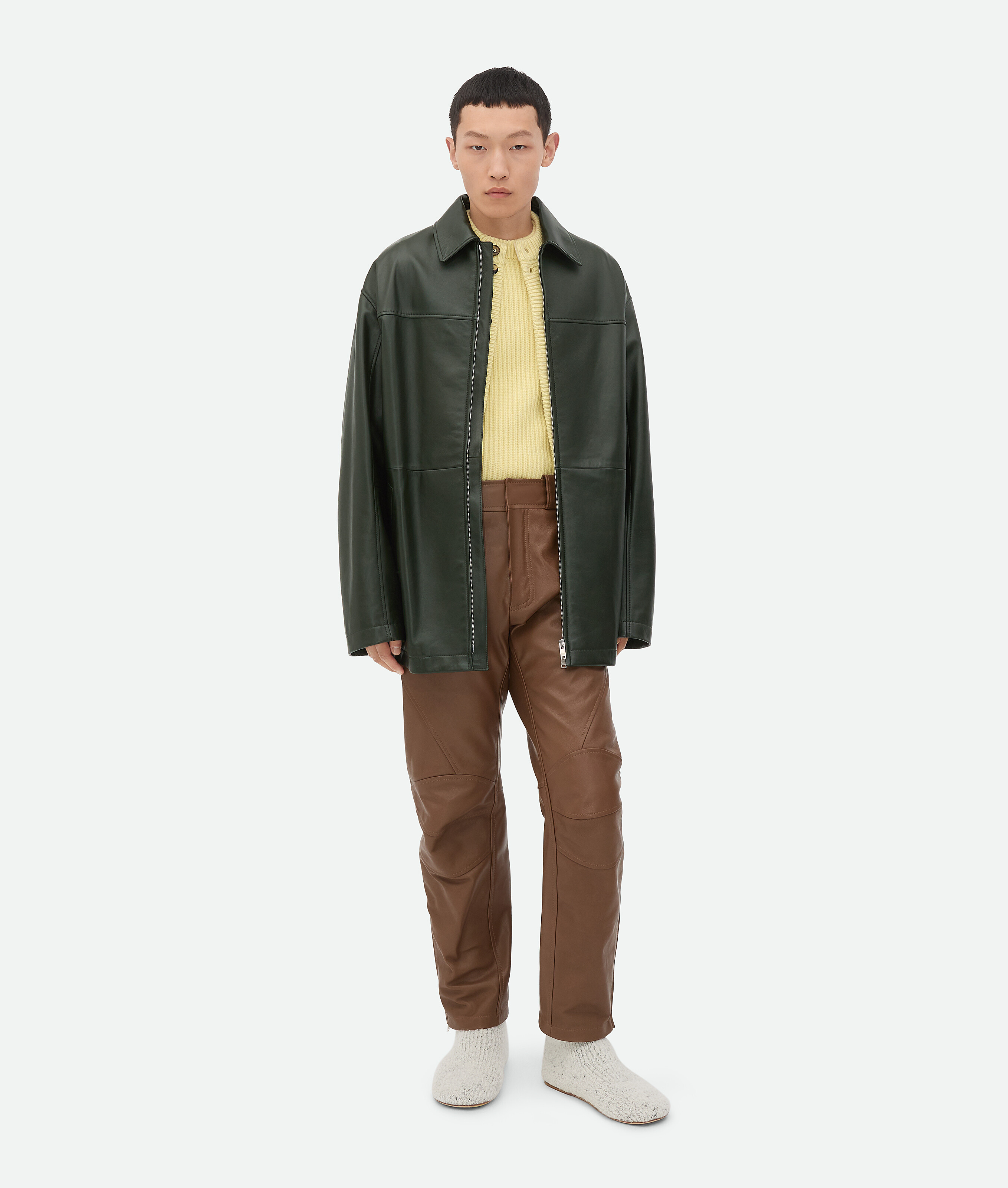 Кожаный блузон Bottega Veneta
Кожаный блузон Bottega Veneta