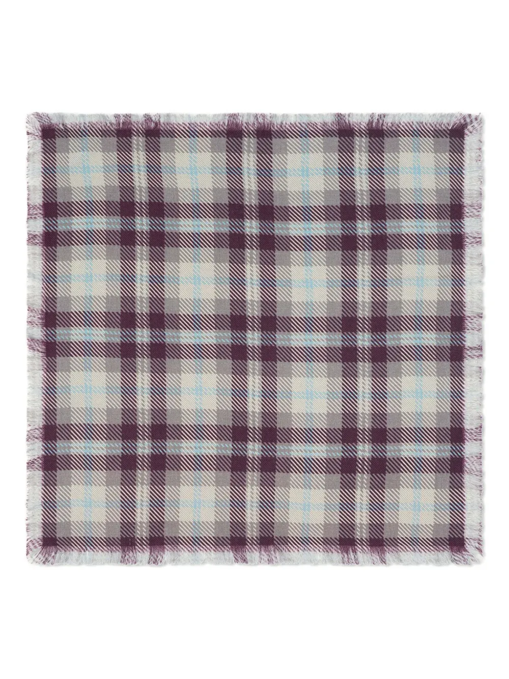 Клетчатый шарф с бахромой Eric Bompard, фиолетовый
Клетчатый шарф с бахромой Eric Bompard, фиолетовый