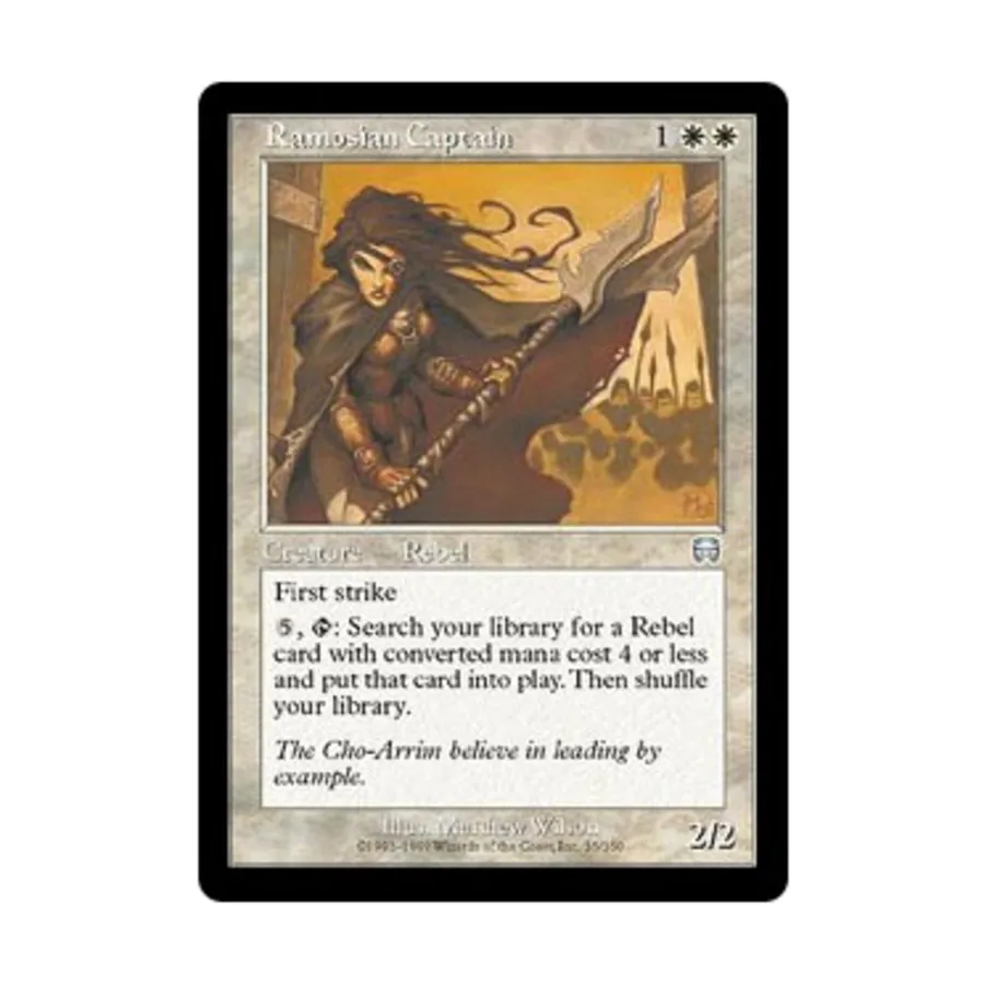 CCG Рамосианский капитан (U), MTG - Mercadian Masques
CCG Рамосианский капитан (U), MTG - Mercadian Masques