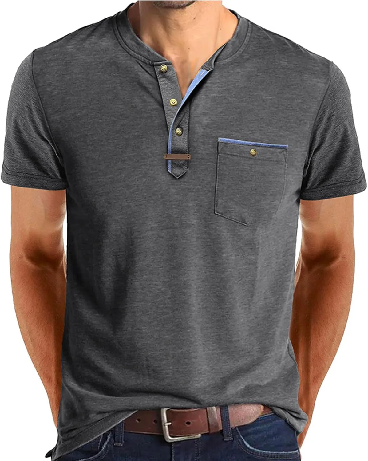 Футболка Henley с карманом Angbater
Футболка Henley с карманом Angbater