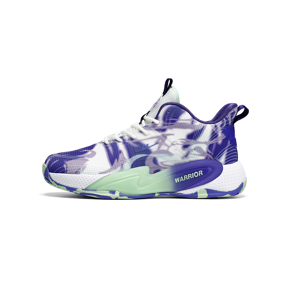 Детские баскетбольные кроссовки с защитой от ударов, износостойкие, увеличивающие рост, с высоким верхом WARRIOR, фиолетовый/белый
Детские баскетбольные кроссовки с защитой от ударов, износостойкие, увеличивающие рост, с высоким верхом WARRIOR, фиолетовый/белый