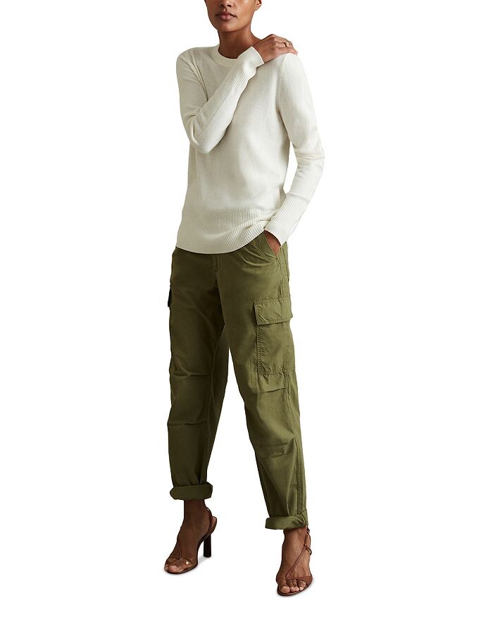 REISS Annie Свитер с круглым вырезом, слоновая кость/кремовый
REISS Annie Свитер с круглым вырезом, слоновая кость/кремовый