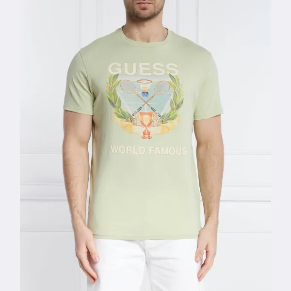 Футболка стандартного кроя Guess, зеленый
Футболка стандартного кроя Guess, зеленый