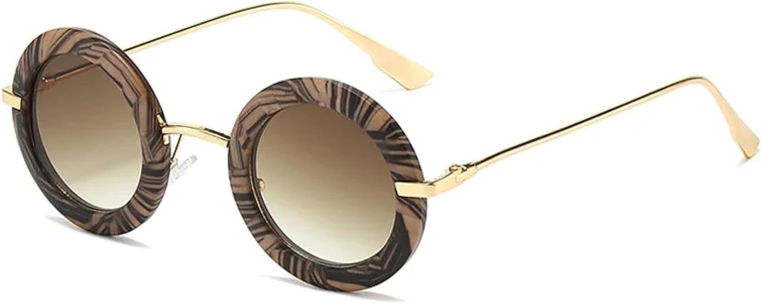 Солнцезащитные очки с защитой от УФ-излучения UV400 | Круглые, в стиле панк | Для женщин и мужчин | Для занятий спортом на открытом воздухе и вождения DSVIGF, Brownflower-brown
Солнцезащитные очки с защитой от УФ-излучения UV400 | Круглые, в стиле панк | Для женщин и мужчин | Для занятий спортом на открытом воздухе и вождения DSVIGF, Brownflower-brown