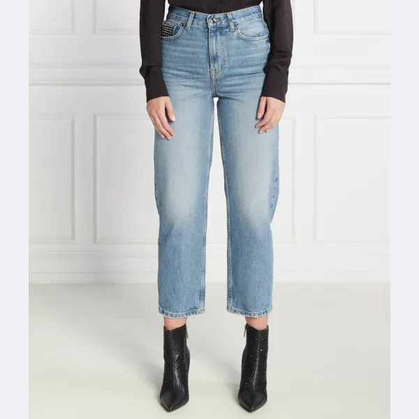 Джинсы прямого кроя Liu Jo, синий 
Джинсы прямого кроя Liu Jo, синий