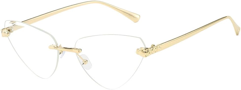 Модные солнцезащитные очки треугольной формы «кошачий глаз» для женщин, роскошные, без оправы, черные, элегантные, стильные, с защитой от УФ-излучения UV400 generic, Gold Clear
Модные солнцезащитные очки треугольной формы «кошачий глаз» для женщин, роскошные, без оправы, черные, элегантные, стильные, с защитой от УФ-излучения UV400 generic, Gold Clear