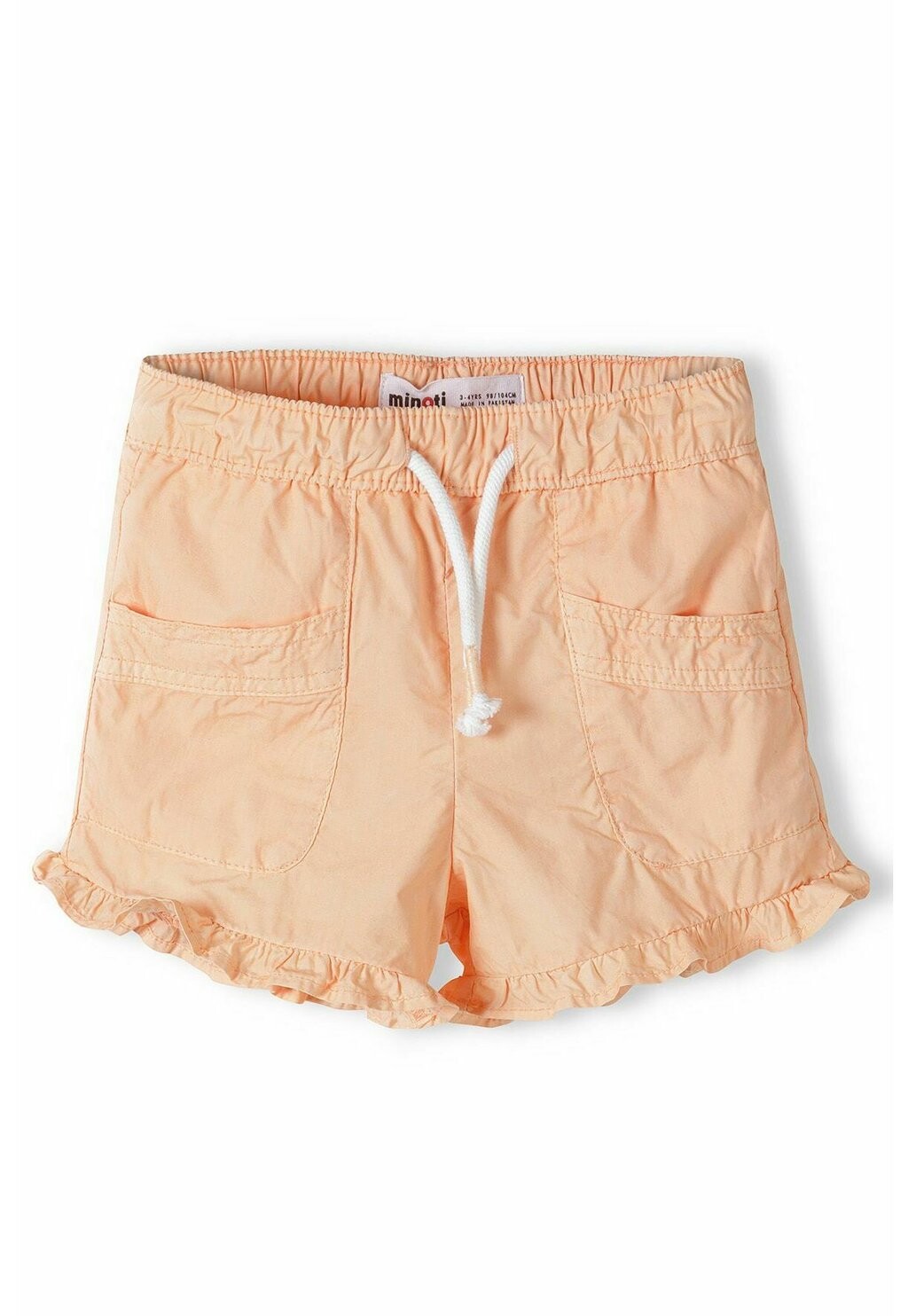 Шорты ELASTICATED WAIST WITH FRILLED HEM MINOTI, цвет orange 
Шорты ELASTICATED WAIST WITH FRILLED HEM MINOTI, цвет orange