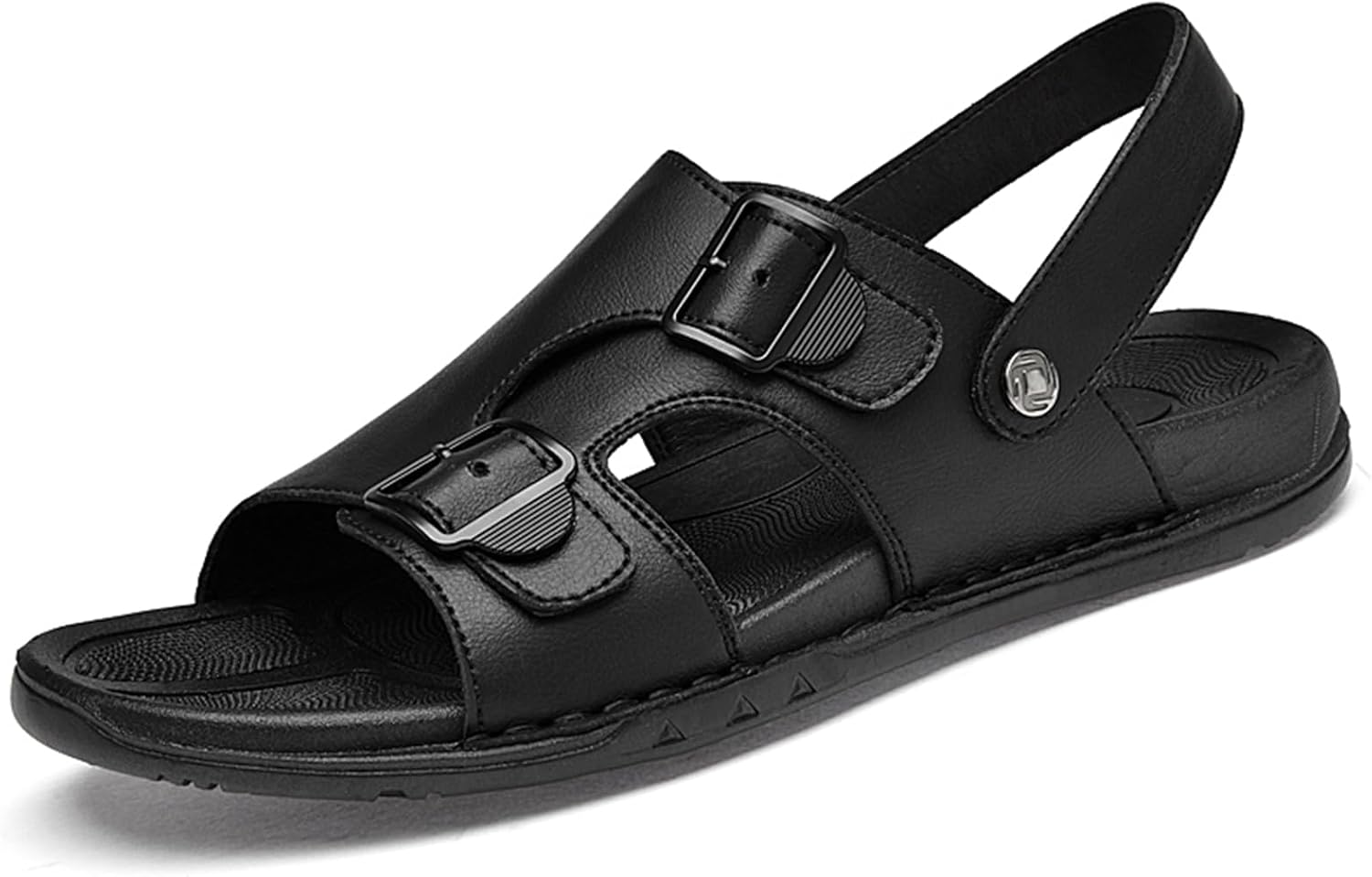 Мужские сандалии из натуральной кожи с открытым носком, плоские, модные, летние, удобные, универсальные, на шнуровке, для ходьбы, вождения и пляжа Abborora, черный
Мужские сандалии из натуральной кожи с открытым носком, плоские, модные, летние, удобные, универсальные, на шнуровке, для ходьбы, вождения и пляжа Abborora, черный