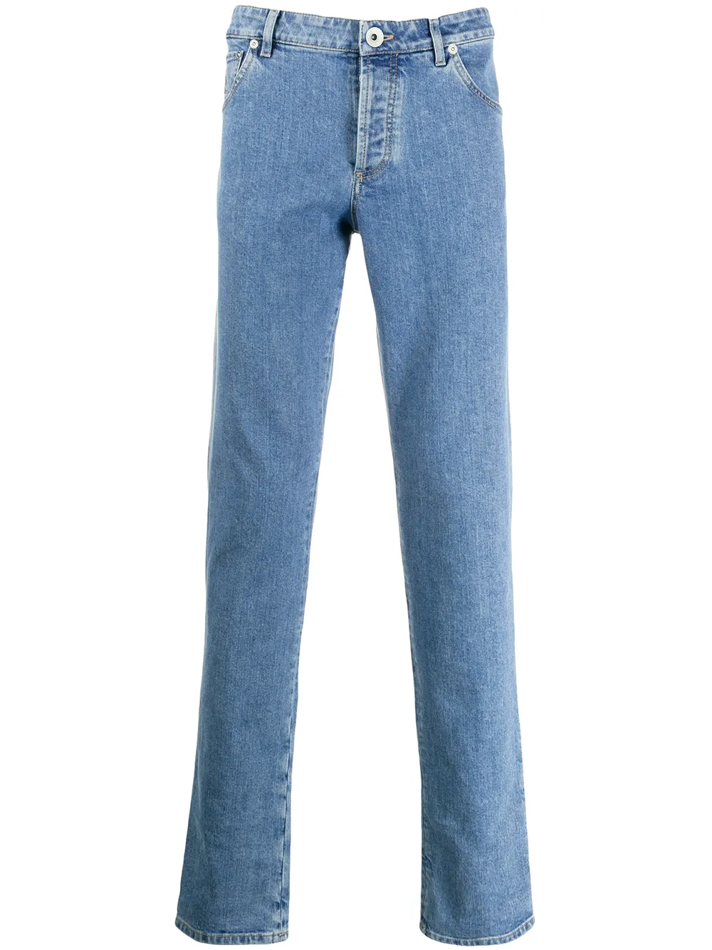 Джинсы кроя слим Brunello Cucinelli, синий 
Джинсы кроя слим Brunello Cucinelli, синий