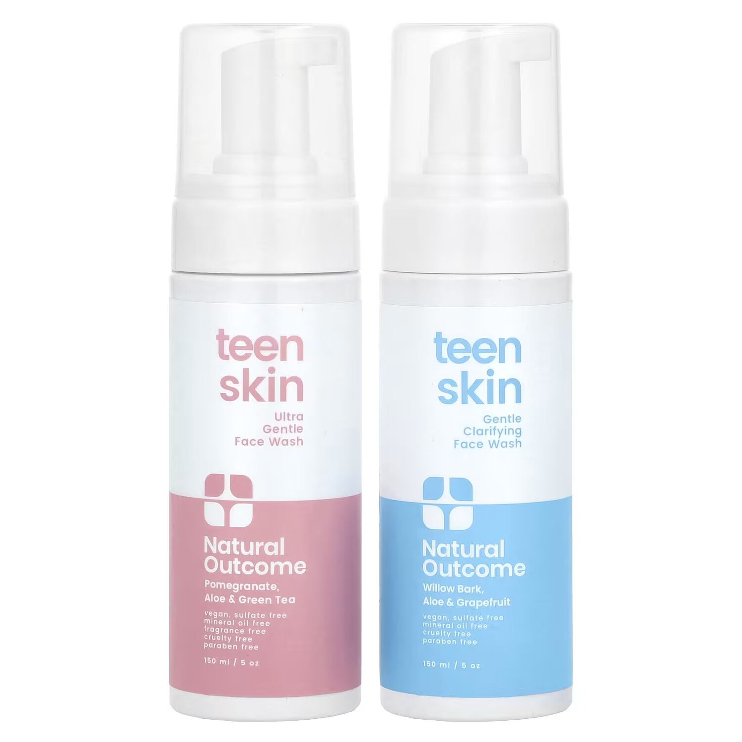 Teen Skin, Дуэт для умывания лица, осветляющее средство для умывания, 1 набор, 5 унций (150 мл) каждый Natural Outcome
Teen Skin, Дуэт для умывания лица, осветляющее средство для умывания, 1 набор, 5 унций (150 мл) каждый Natural Outcome