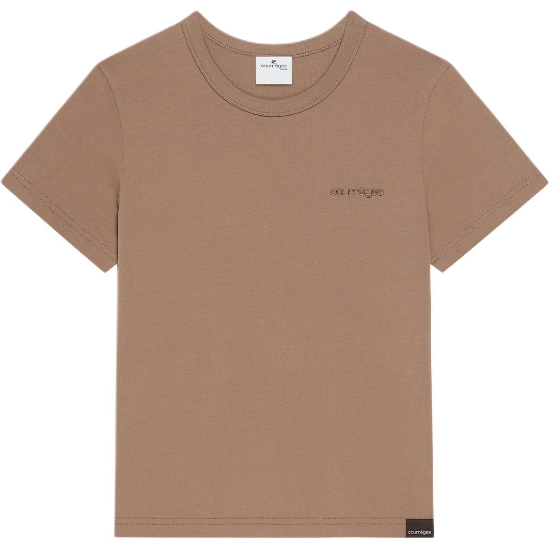 Футболка Courrèges из хлопкового джерси COURREGES, мокко
Футболка Courrèges из хлопкового джерси COURREGES, мокко