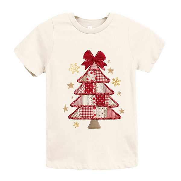 Футболка с новогодним принтом в стиле пэчворк The Juniper Shop, Cream
Футболка с новогодним принтом в стиле пэчворк The Juniper Shop, Cream