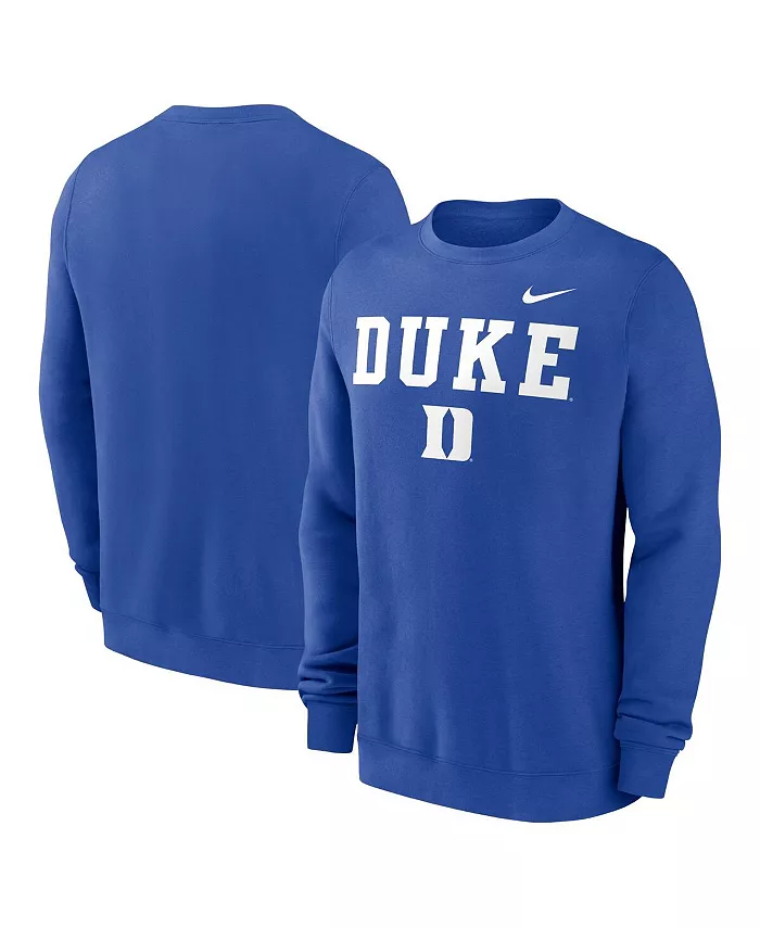 Мужской свитшот с принтом Royal Duke Blue Devils Primetime Primary Stack Nike
Мужской свитшот с принтом Royal Duke Blue Devils Primetime Primary Stack Nike