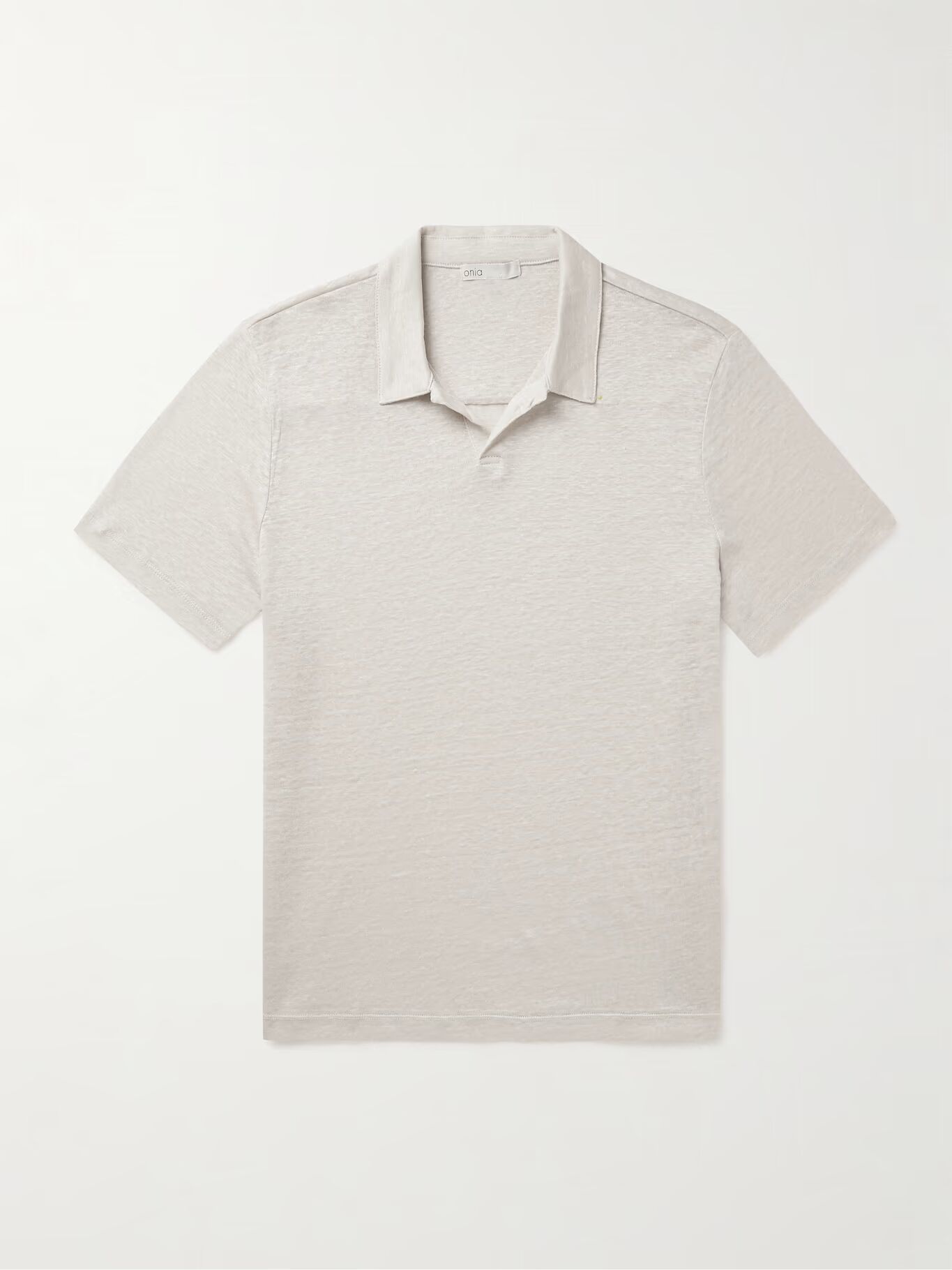 Рубашка поло Shaun Linen-Jersey ONIA, кремовый 
Рубашка поло Shaun Linen-Jersey ONIA, кремовый