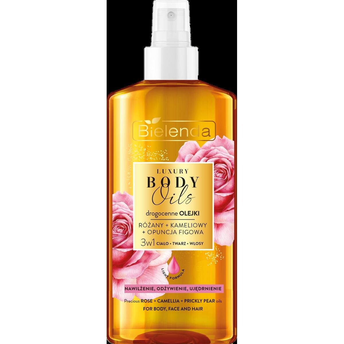 Bielenda, LUXURY BODY OILS, Драгоценные масла: РОЗА + КАМЕЛИЯ + ПРИКИЯ, 150мл
Bielenda, LUXURY BODY OILS, Драгоценные масла: РОЗА + КАМЕЛИЯ + ПРИКИЯ, 150мл