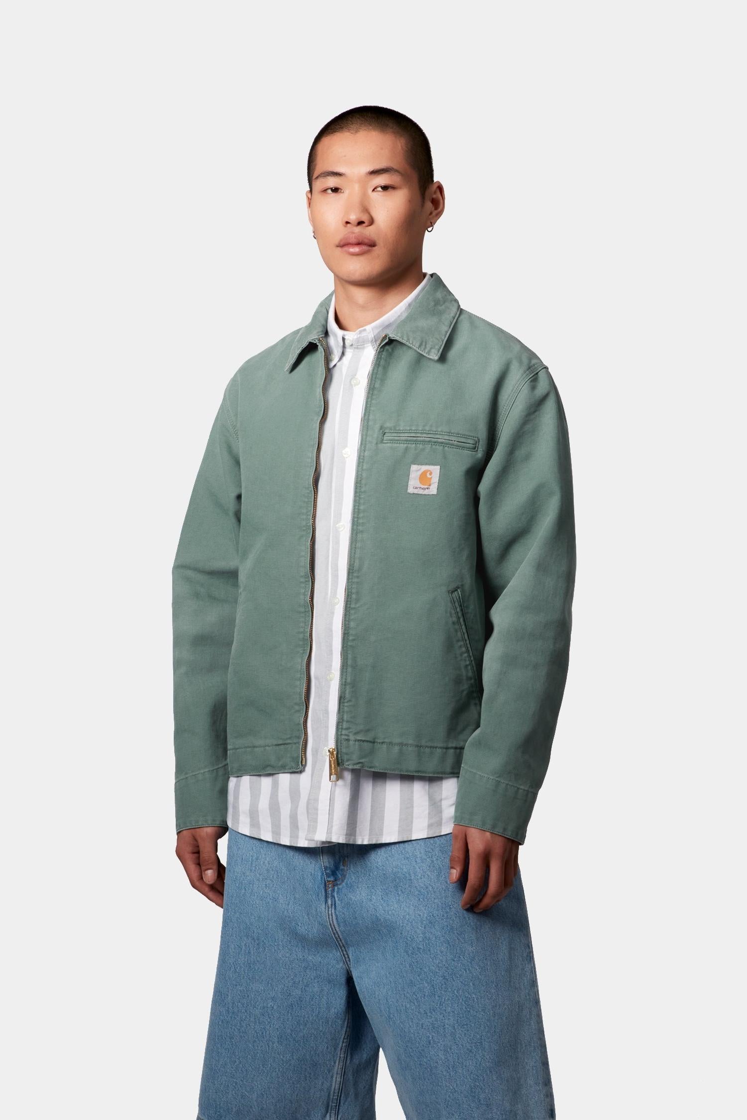 Куртка Detroit (весенняя) из канваса Dearborn (Stone, 100% органический хлопок) Carhartt, зеленый
Куртка Detroit (весенняя) из канваса Dearborn (Stone, 100% органический хлопок) Carhartt, зеленый