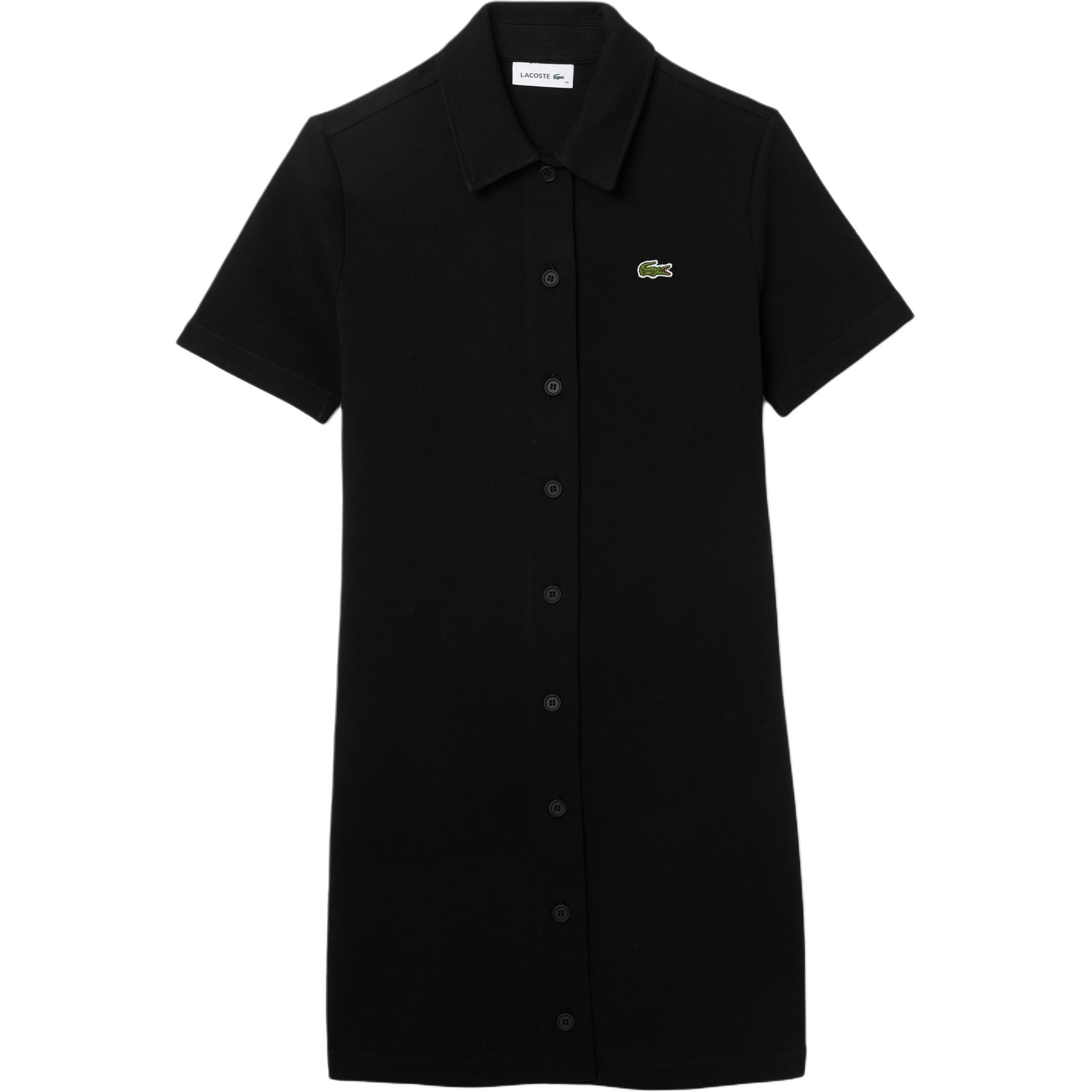 LACOSTE Женское черное платье с коротким рукавом
LACOSTE Женское черное платье с коротким рукавом