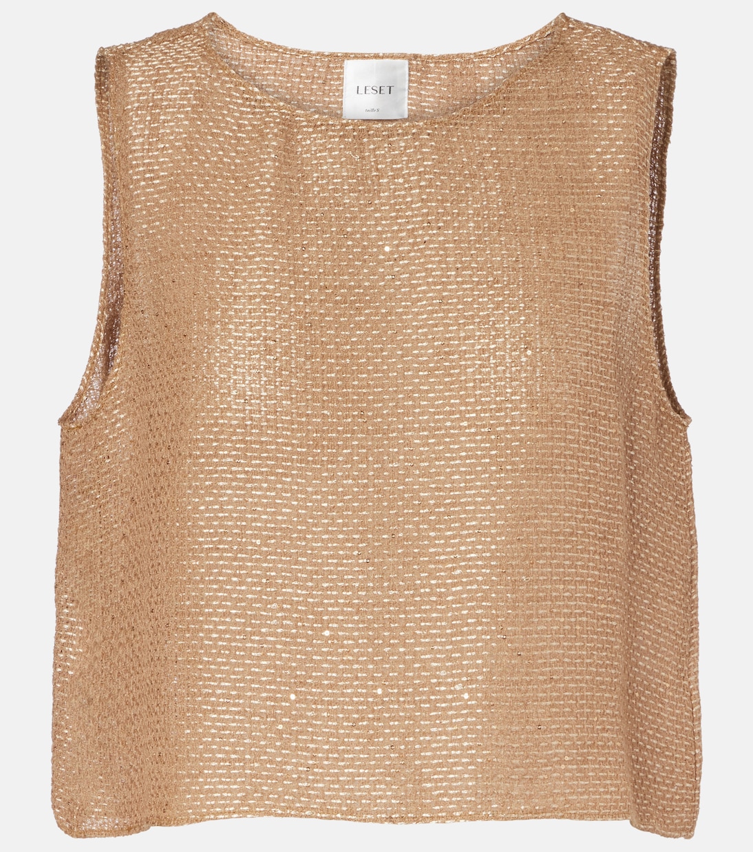 Стелла укороченный топ с пайетками Leset, Honey
Стелла укороченный топ с пайетками Leset, Honey