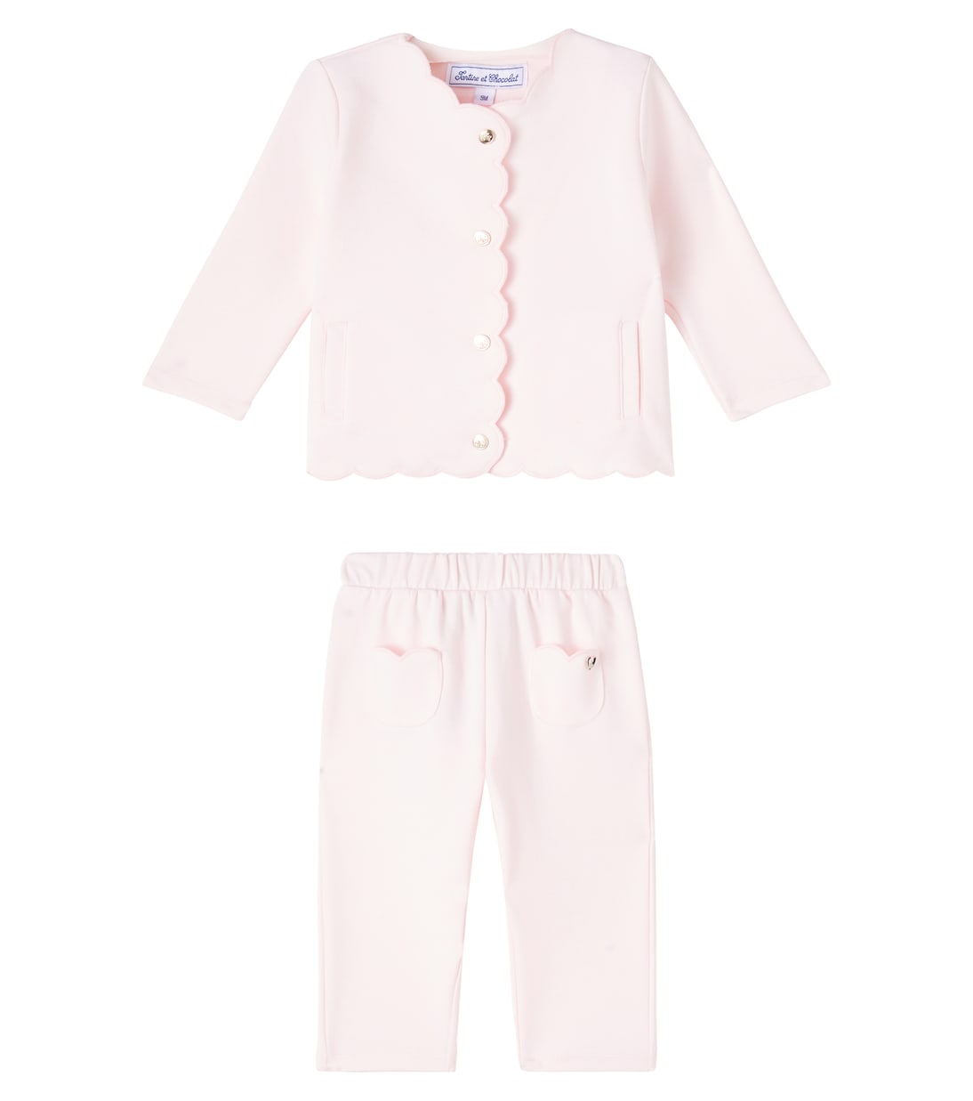 Детский комплект с ажурным кардиганом и штанишками Tartine et Chocolat, Rose PâLe
Детский комплект с ажурным кардиганом и штанишками Tartine et Chocolat, Rose PâLe