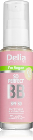 Матирующий bb-крем с увлажняющим эффектом Delia Cosmetics BB So Perfect, 01 Light 30 ml
Матирующий bb-крем с увлажняющим эффектом Delia Cosmetics BB So Perfect, 01 Light 30 ml