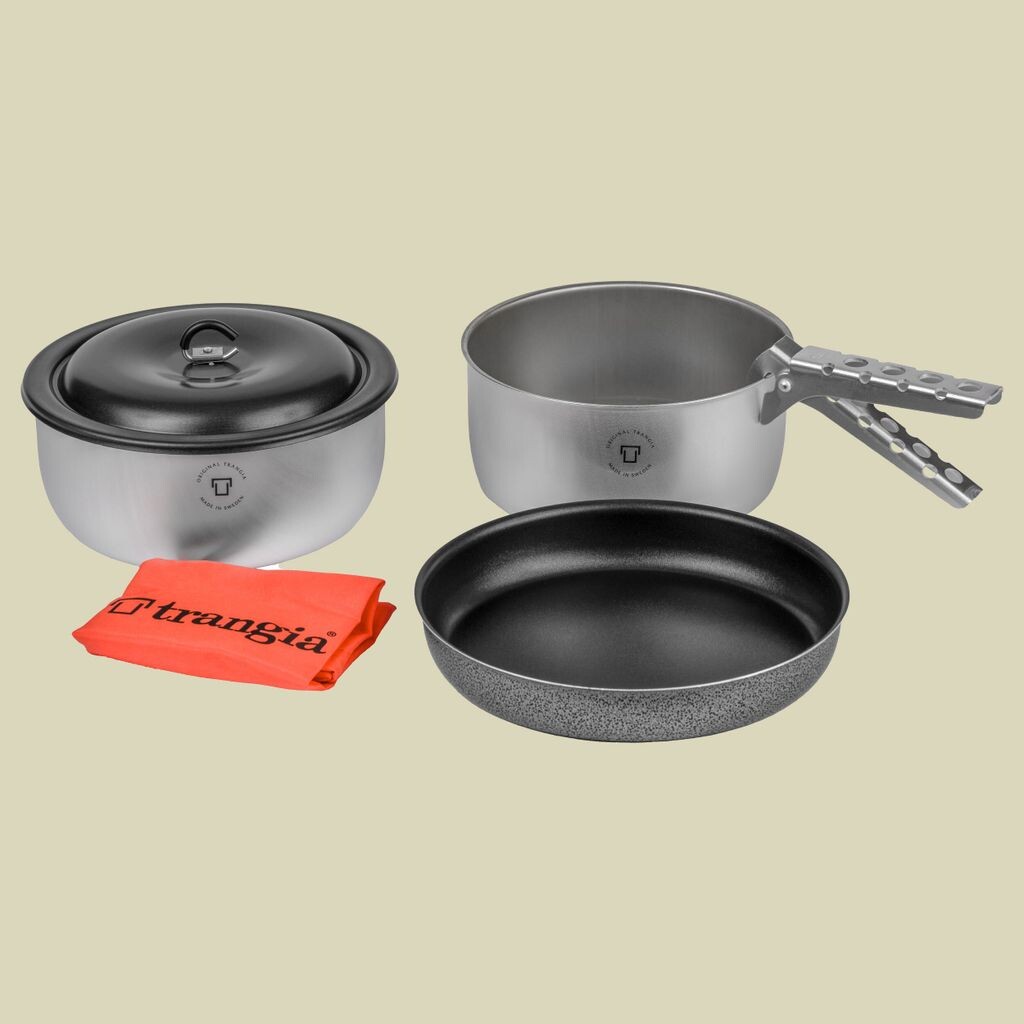 Trangia Tundra Set III-D Duossal - кухонный набор из 5 предметов из нержавеющей стали + алюминия
Trangia Tundra Set III-D Duossal - кухонный набор из 5 предметов из нержавеющей стали + алюминия
