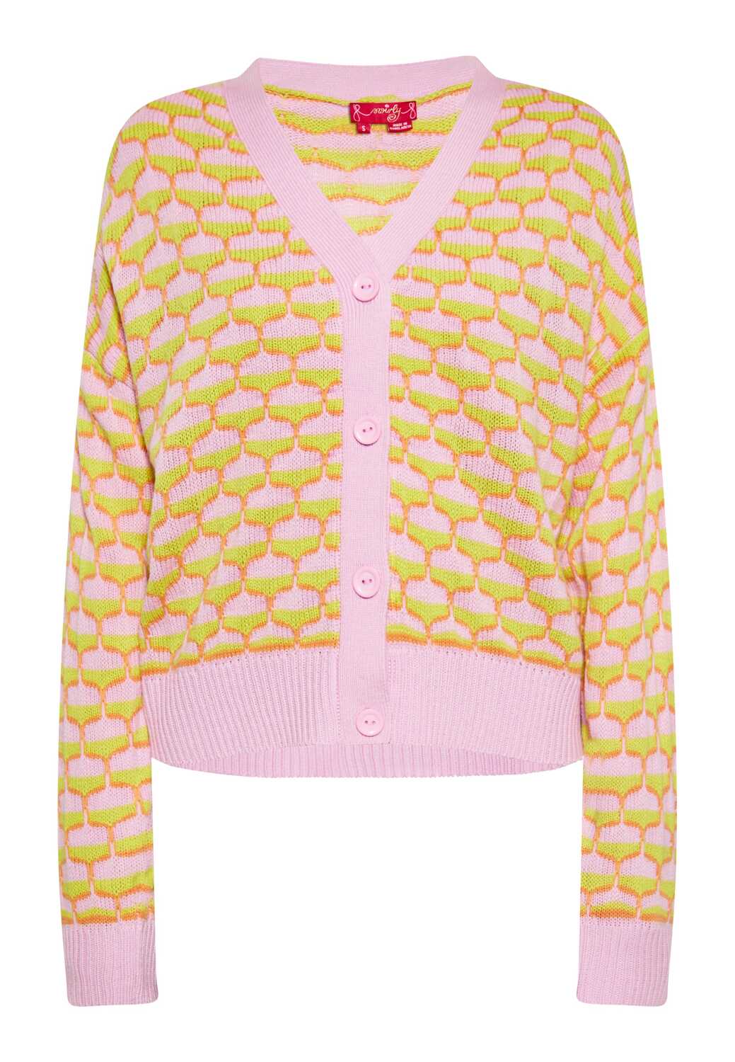 Swirly Кардиган вязаный, желтый, сиреневый
Swirly Кардиган вязаный, желтый, сиреневый