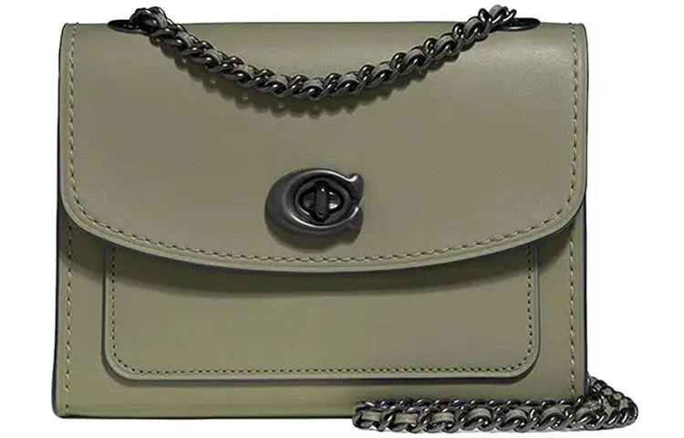 COACH Сумка через плечо из кожи коровы Parker маленькая женская тёмно-зелёная
COACH Сумка через плечо из кожи коровы Parker маленькая женская тёмно-зелёная