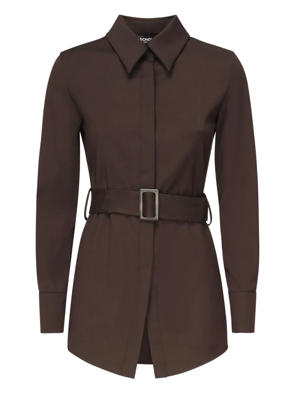 Рубашка с поясом DONDUP, коричневый
Рубашка с поясом DONDUP, коричневый
