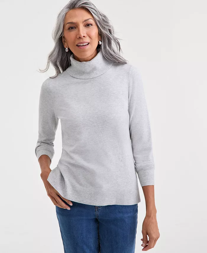 Женский водолазный свитер с длинным рукавом, созданный для Macy's Style & Co, серый
Женский водолазный свитер с длинным рукавом, созданный для Macy's Style & Co, серый