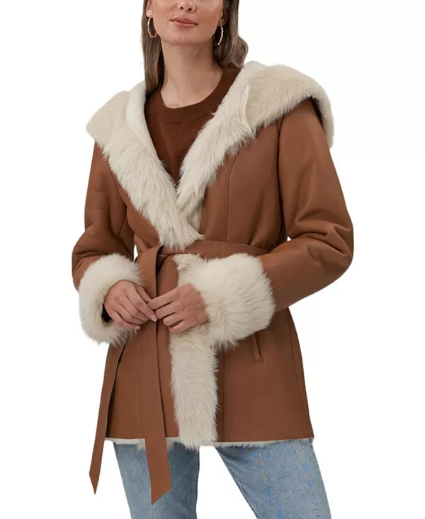 Куртка из овчины с капюшоном Gorski, бежевый
Куртка из овчины с капюшоном Gorski, бежевый