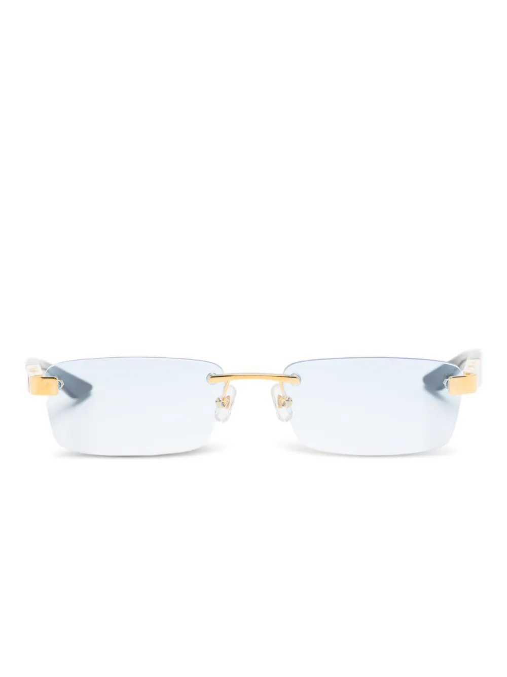 Солнцезащитные очки в прямоугольной оправе Maybach, золотистый 
Солнцезащитные очки в прямоугольной оправе Maybach, золотистый