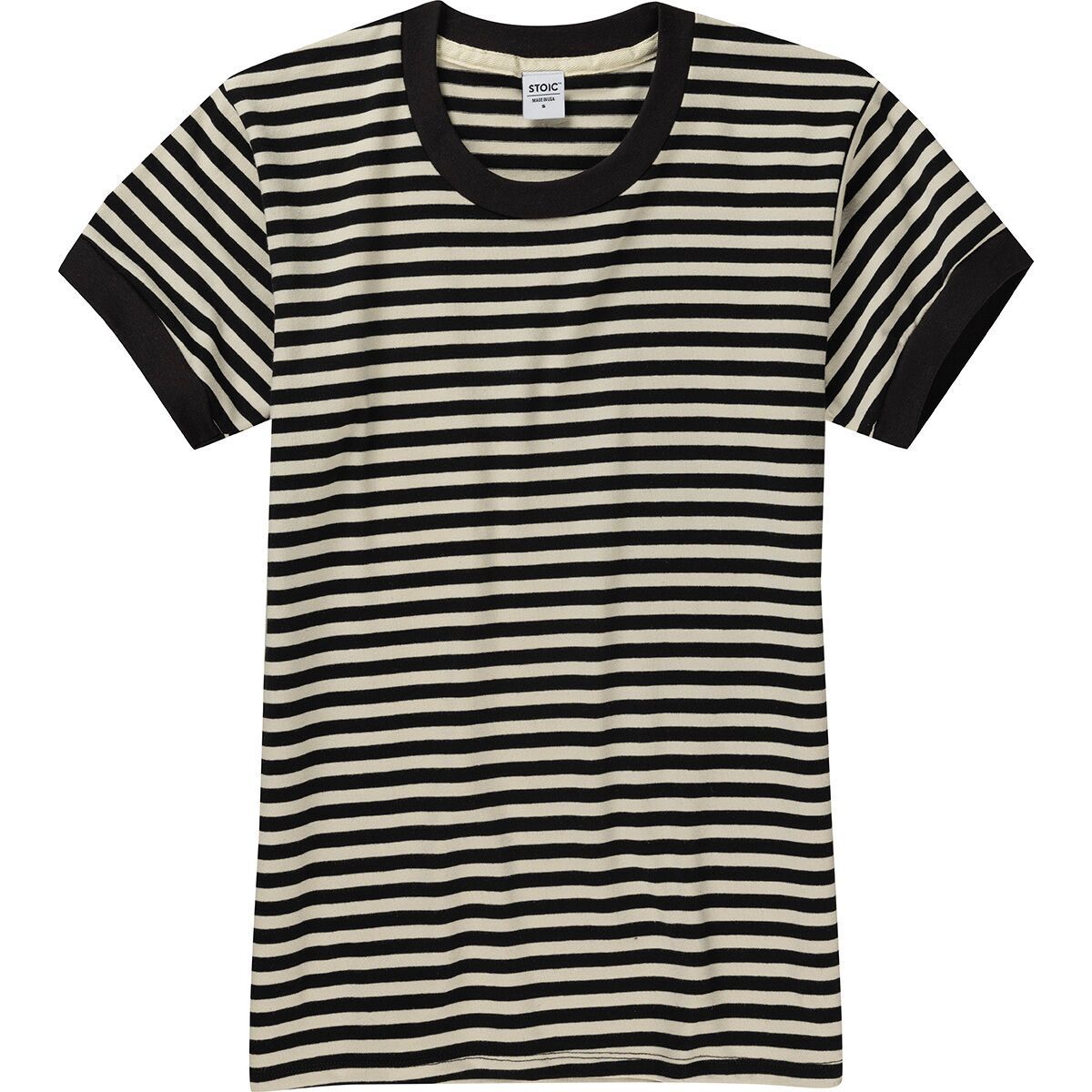 Полосатый рингер футболка с коротким рукавом Stoic, черный
Полосатый рингер футболка с коротким рукавом Stoic, черный