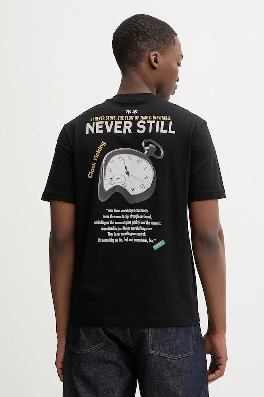 Хлопковая футболка United Colors of Benetton, черный
Хлопковая футболка United Colors of Benetton, черный