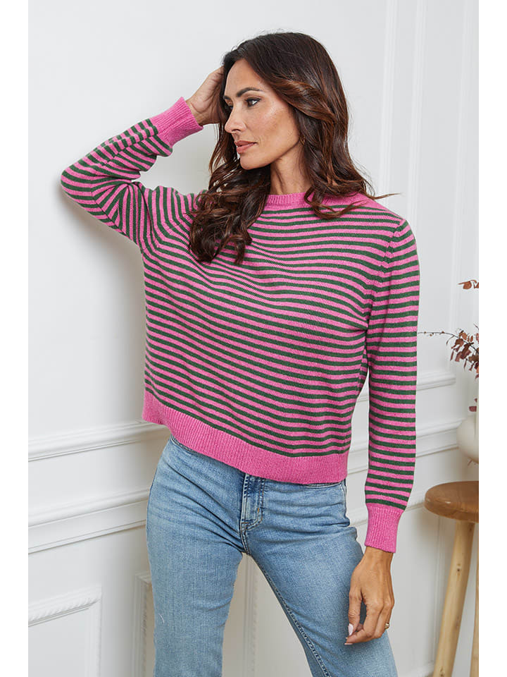 Свитер Dweg розового/хаки цвета So Cachemire
Свитер Dweg розового/хаки цвета So Cachemire