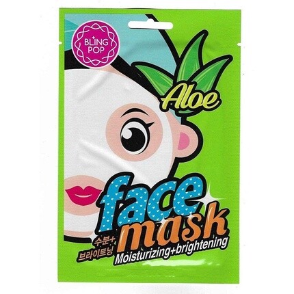 Увлажняющая и осветляющая маска для лица с алоэ вера Bling Pop
Увлажняющая и осветляющая маска для лица с алоэ вера Bling Pop
