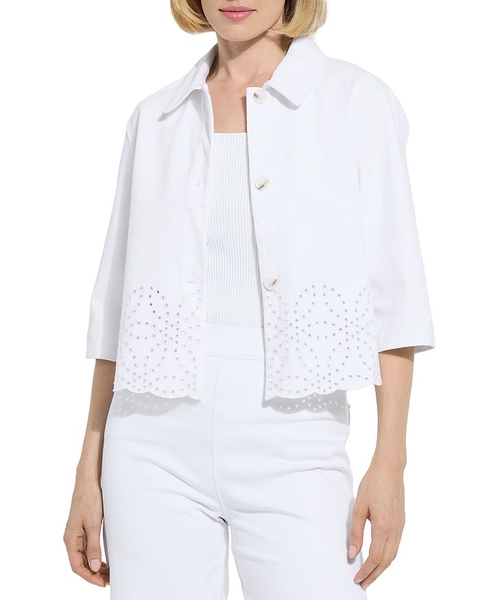 Укороченная куртка с люверсами Gem Lyssé, белый
Укороченная куртка с люверсами Gem Lyssé, белый