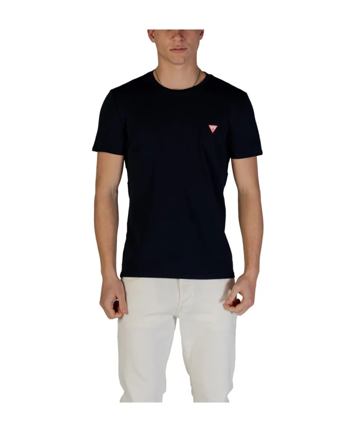 Мужская футболка из синего хлопка, осенне-зимняя коллекция. Guess, синий
Мужская футболка из синего хлопка, осенне-зимняя коллекция. Guess, синий